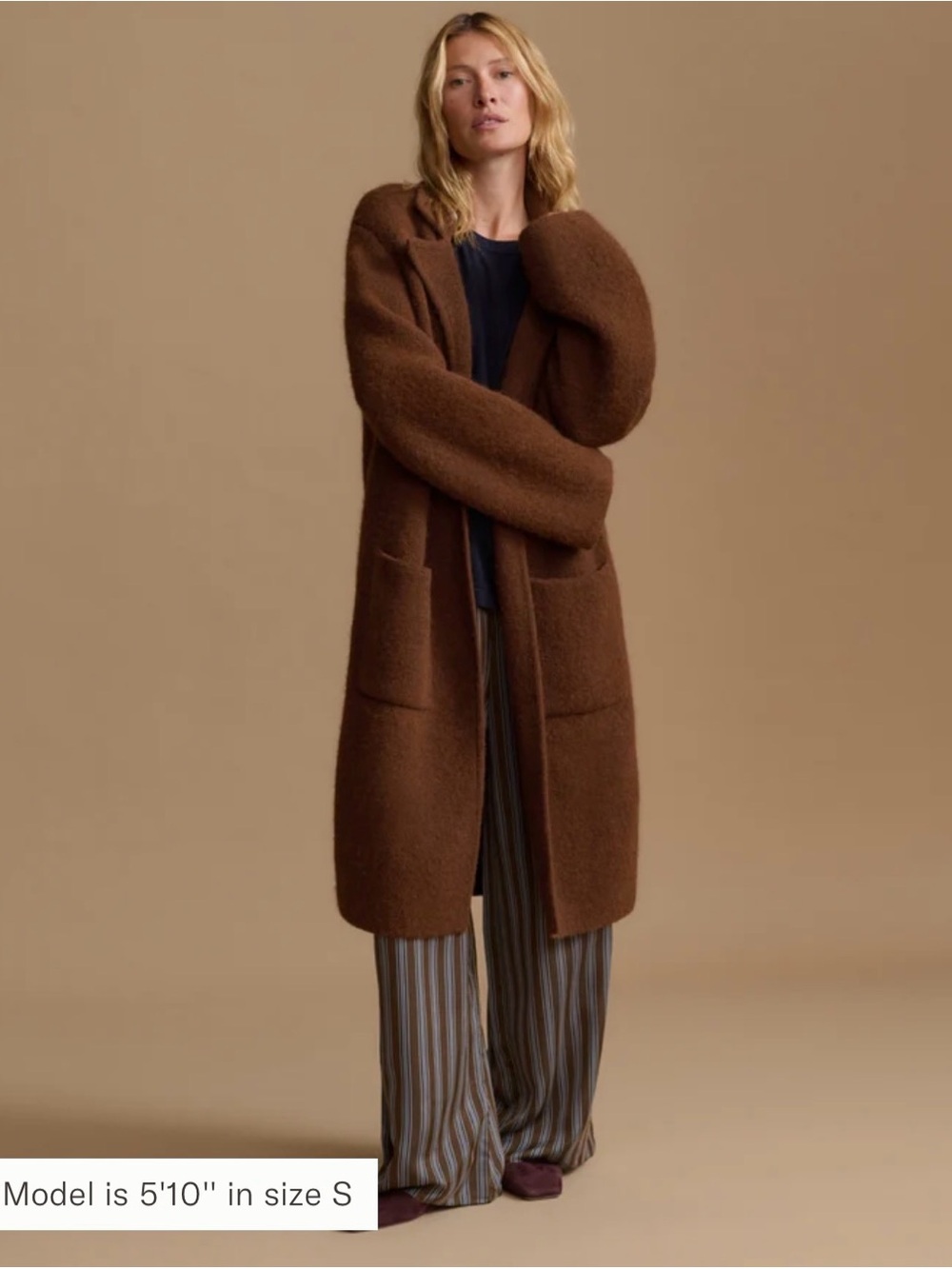 Jenni Kayne Chocolate Brown Jessica Sweater Coat